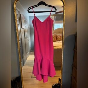Bardot Vibrant Pink High Low Dress
